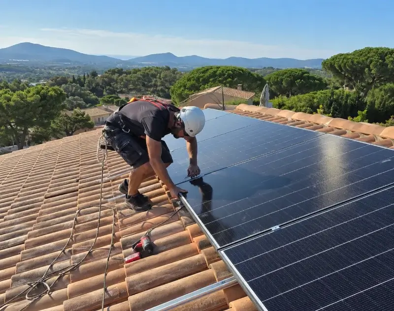 Installateur panneaux solaires Grambois — pose photovoltaïque sur toiture